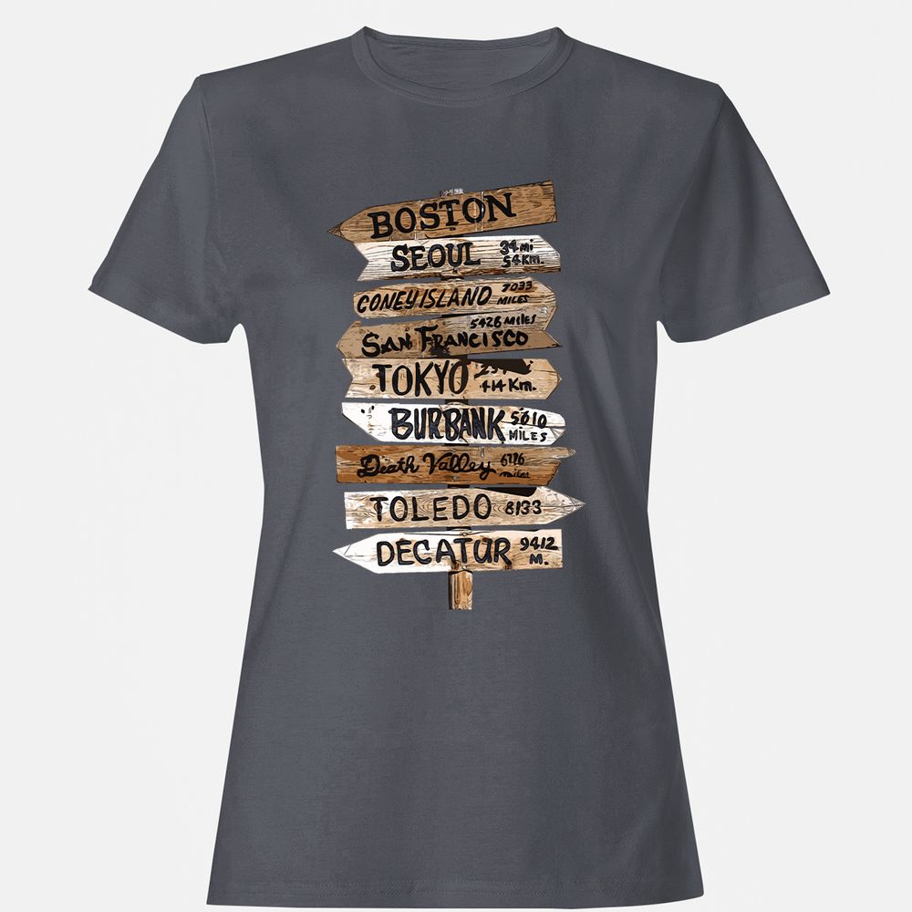 Women's T-Shirt - VGWEPE44 - Dark Heather - 5