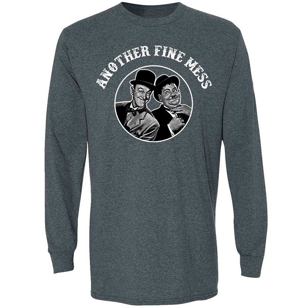 Long Sleeve T-Shirt - B2HC7CUP - Dark Heather - 5