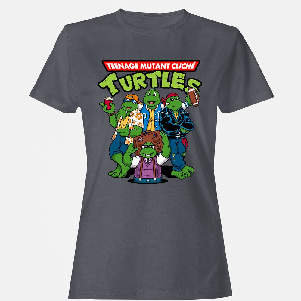 Women's T-Shirt - E8X6KG7S - Dark Heather - 5