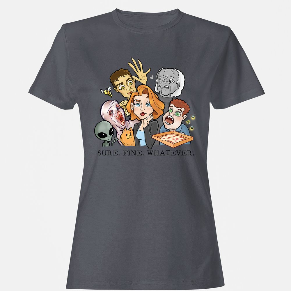Women's T-Shirt - 7UD5J5P8 - Dark Heather - 5
