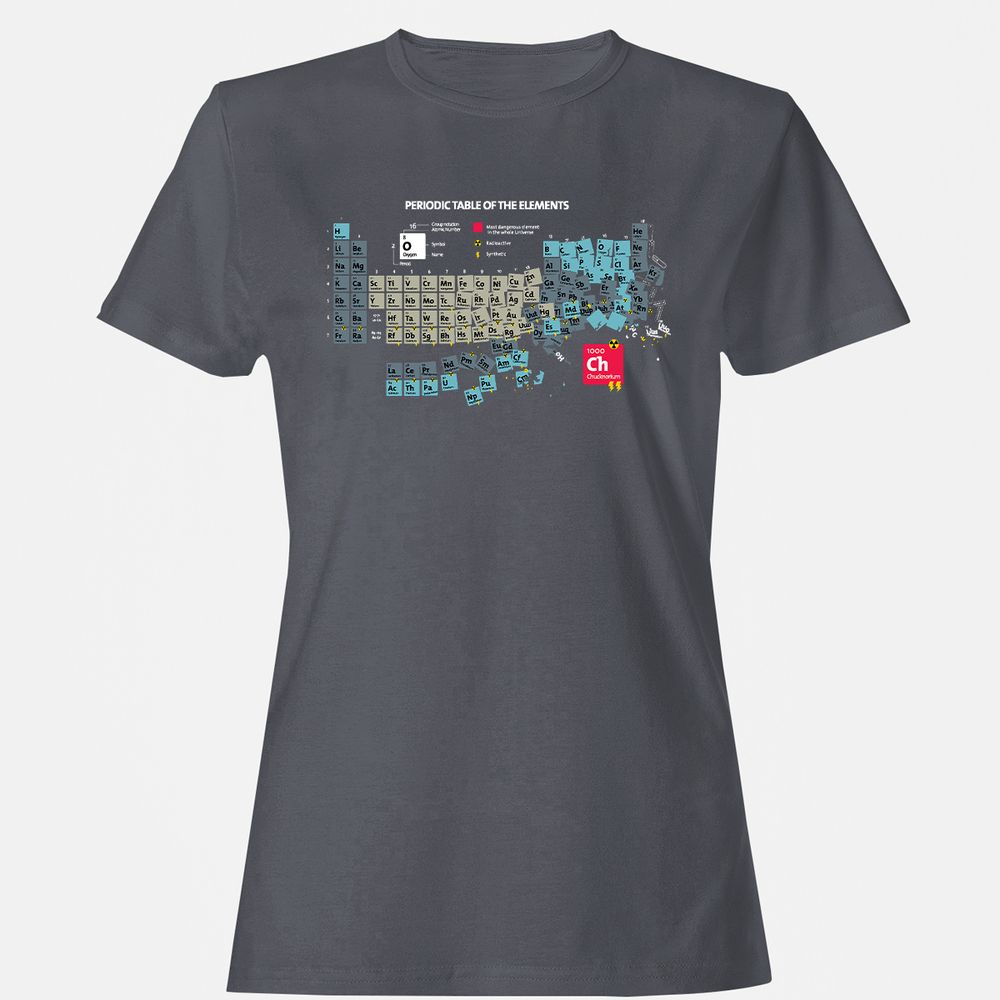 Women's T-Shirt - C1DZ6GQR - Dark Heather - 5