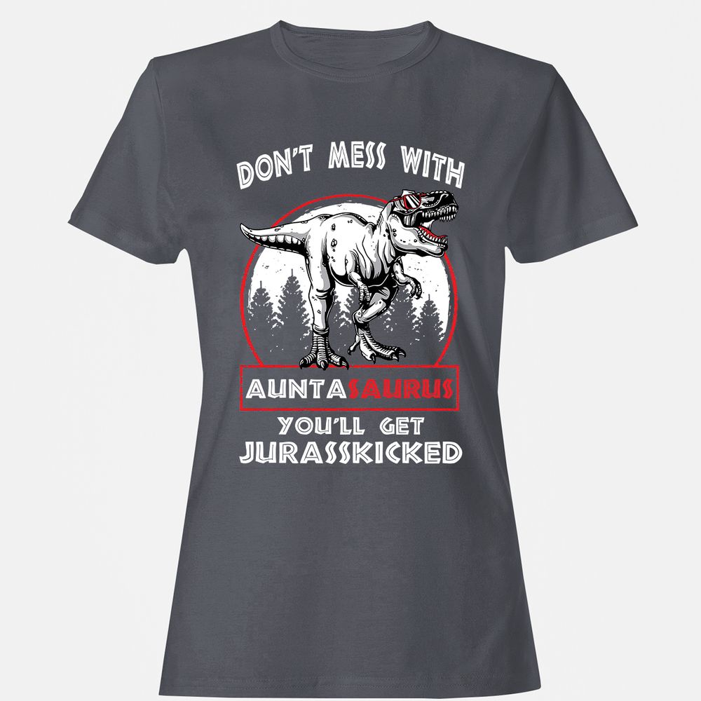 Women's T-Shirt - 87D8J5LA - Dark Heather - 5