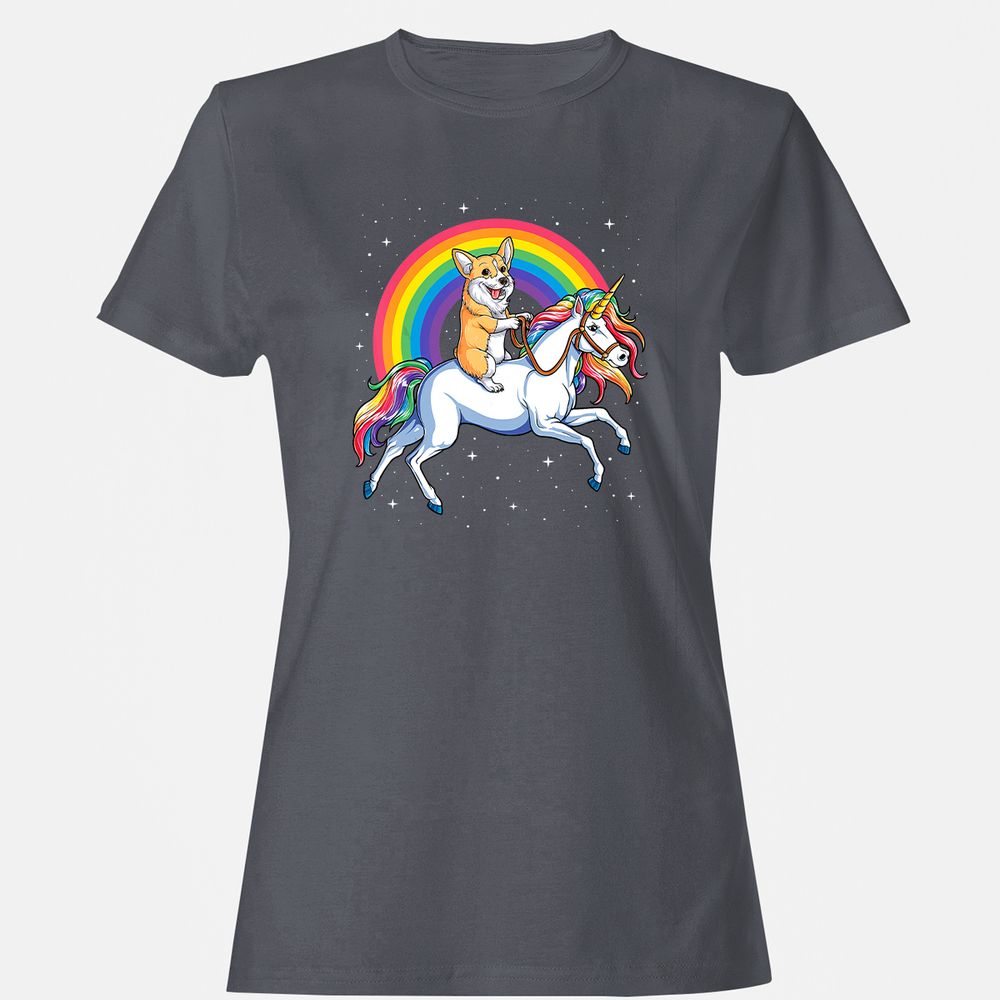 Women's T-Shirt - QVYRL5DG - Dark Heather - 5