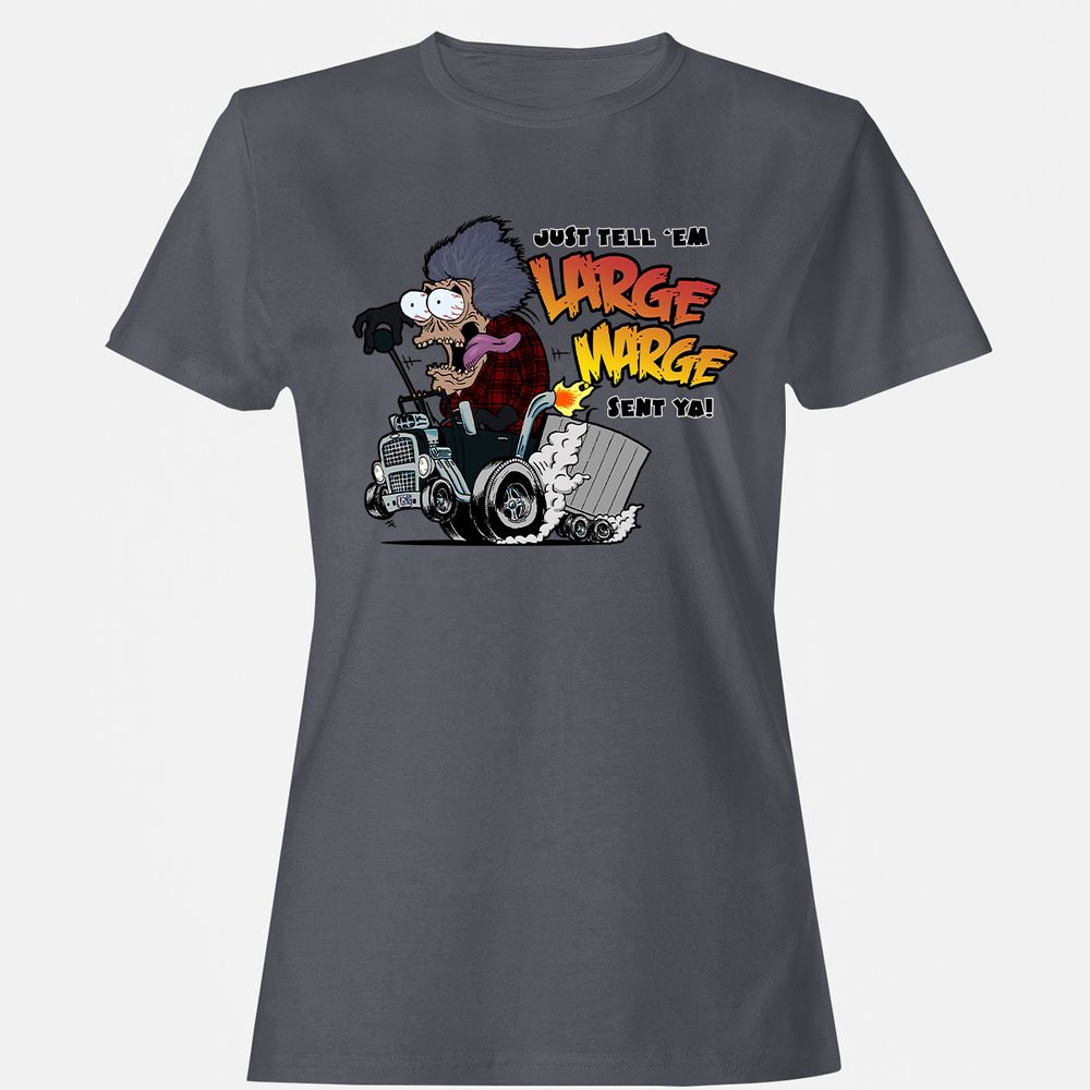 Women's T-Shirt - YK9JNHU8 - Dark Heather - 5