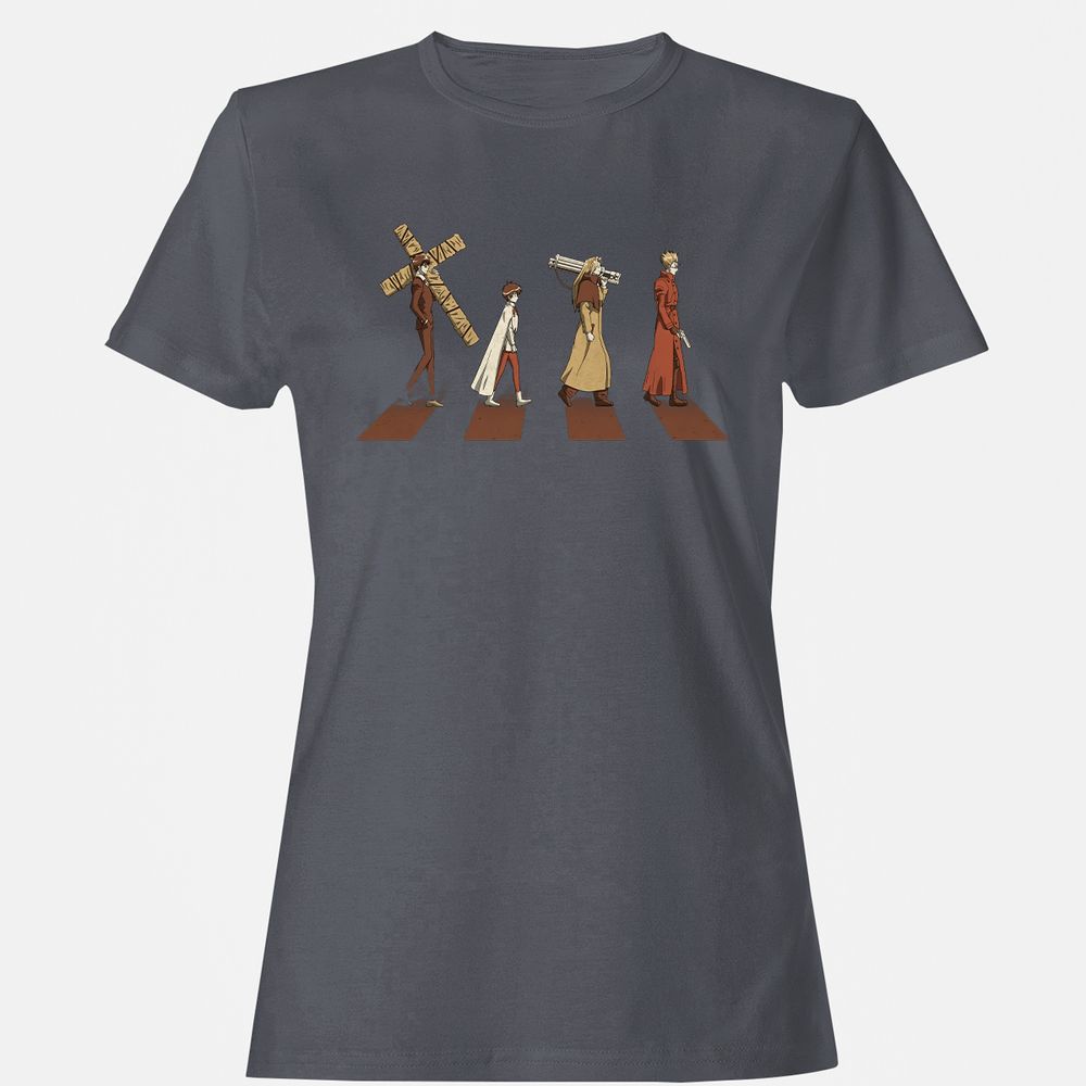 Women's T-Shirt - BHLP1PQX - Dark Heather - 5