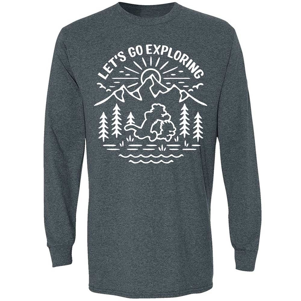 Long Sleeve T-Shirt - GAJEBL5Z - Dark Heather - 5