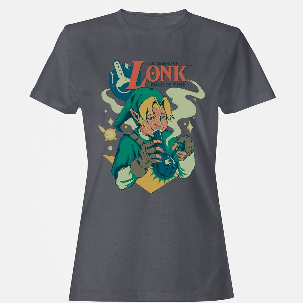 Women's T-Shirt - 8BAG84SY - Dark Heather - 5