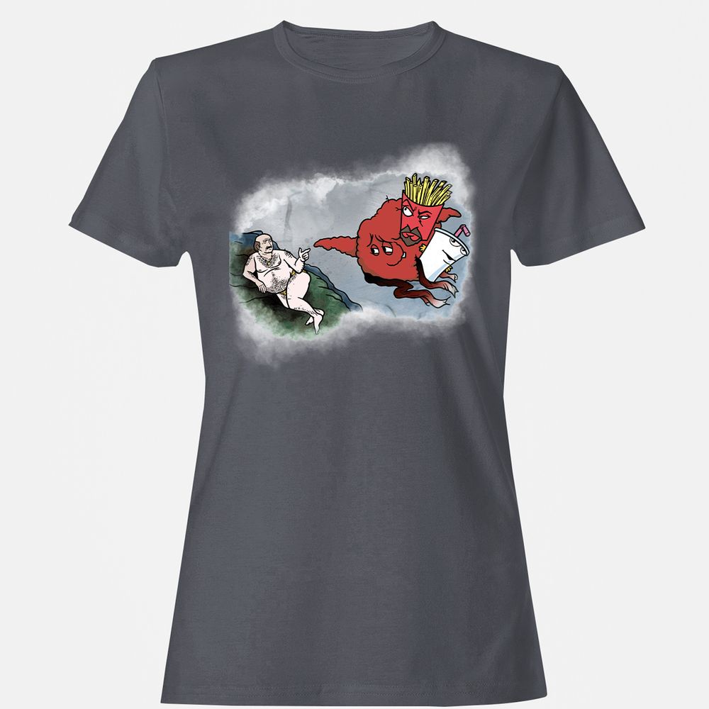 Women's T-Shirt - ULSQV8DJ - Dark Heather - 5