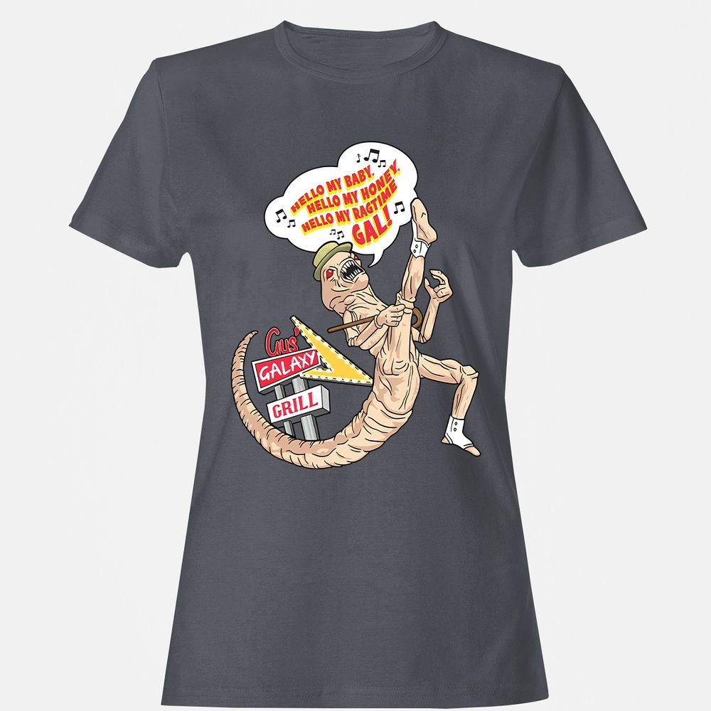 Women's T-Shirt - UA1DXSB4 - Dark Heather - 5
