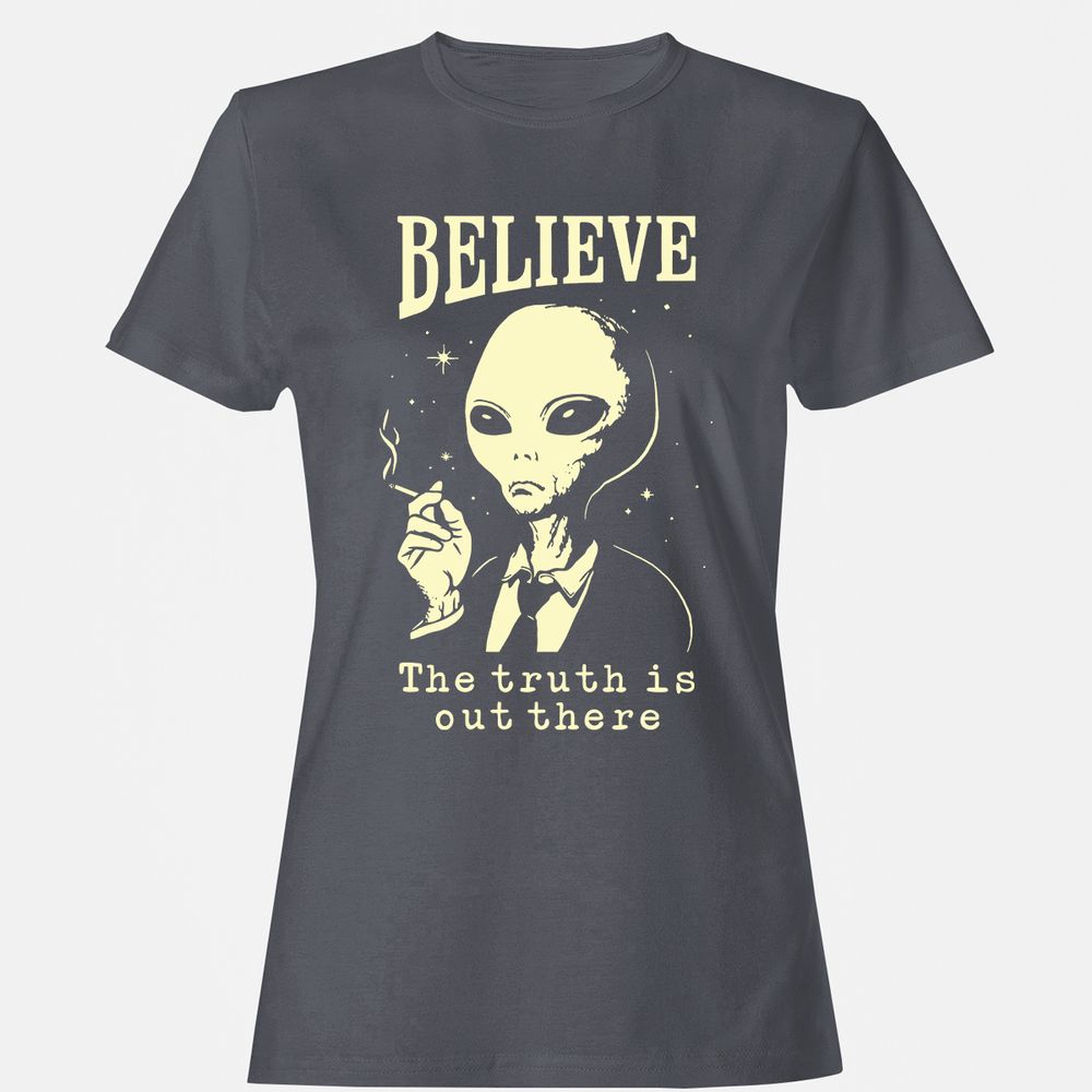 Women's T-Shirt - NWUS1WN6 - Dark Heather - 5