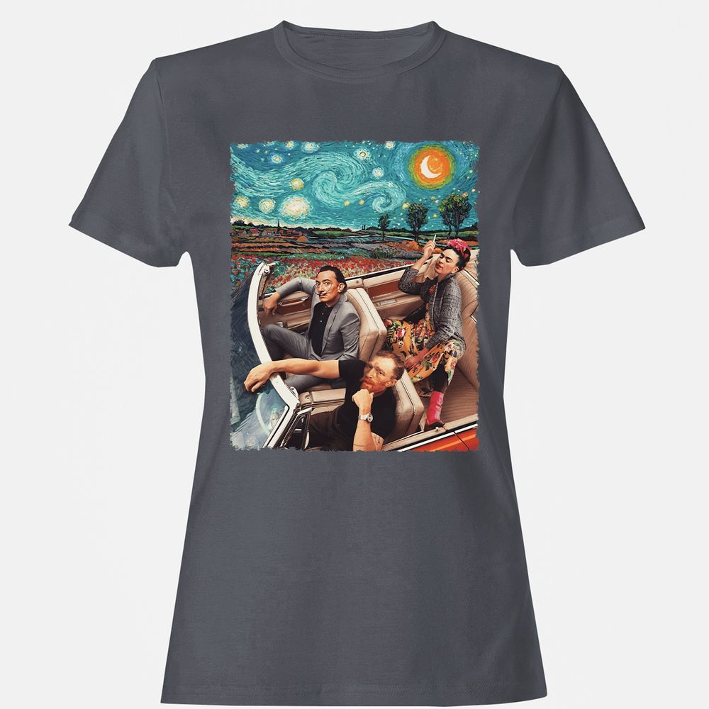 Women's T-Shirt - 74GEV9ZB - Dark Heather - 5