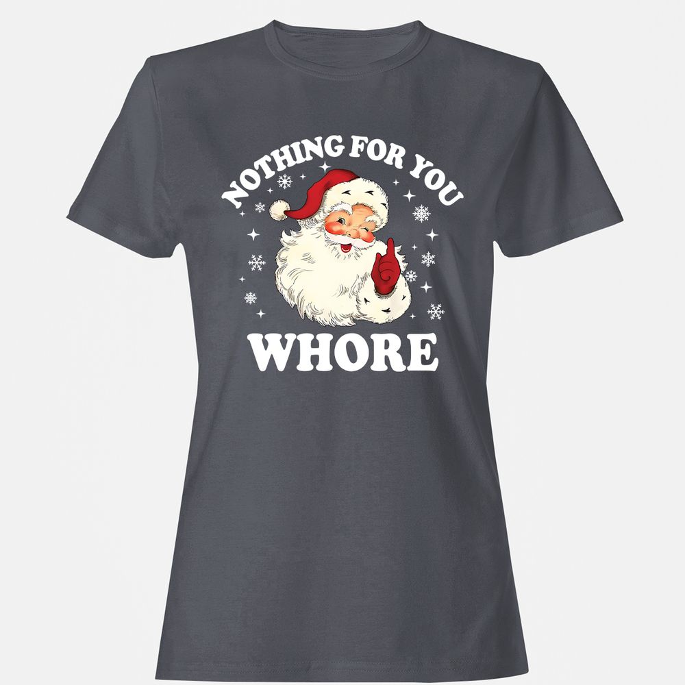 Nothing For You Whore Santa - Dark Heather - 5