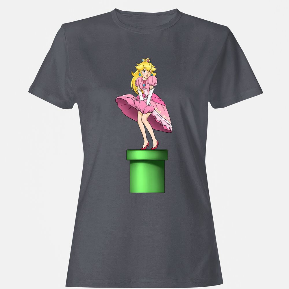 Women's T-Shirt - AQZ49JGR - Dark Heather - 5