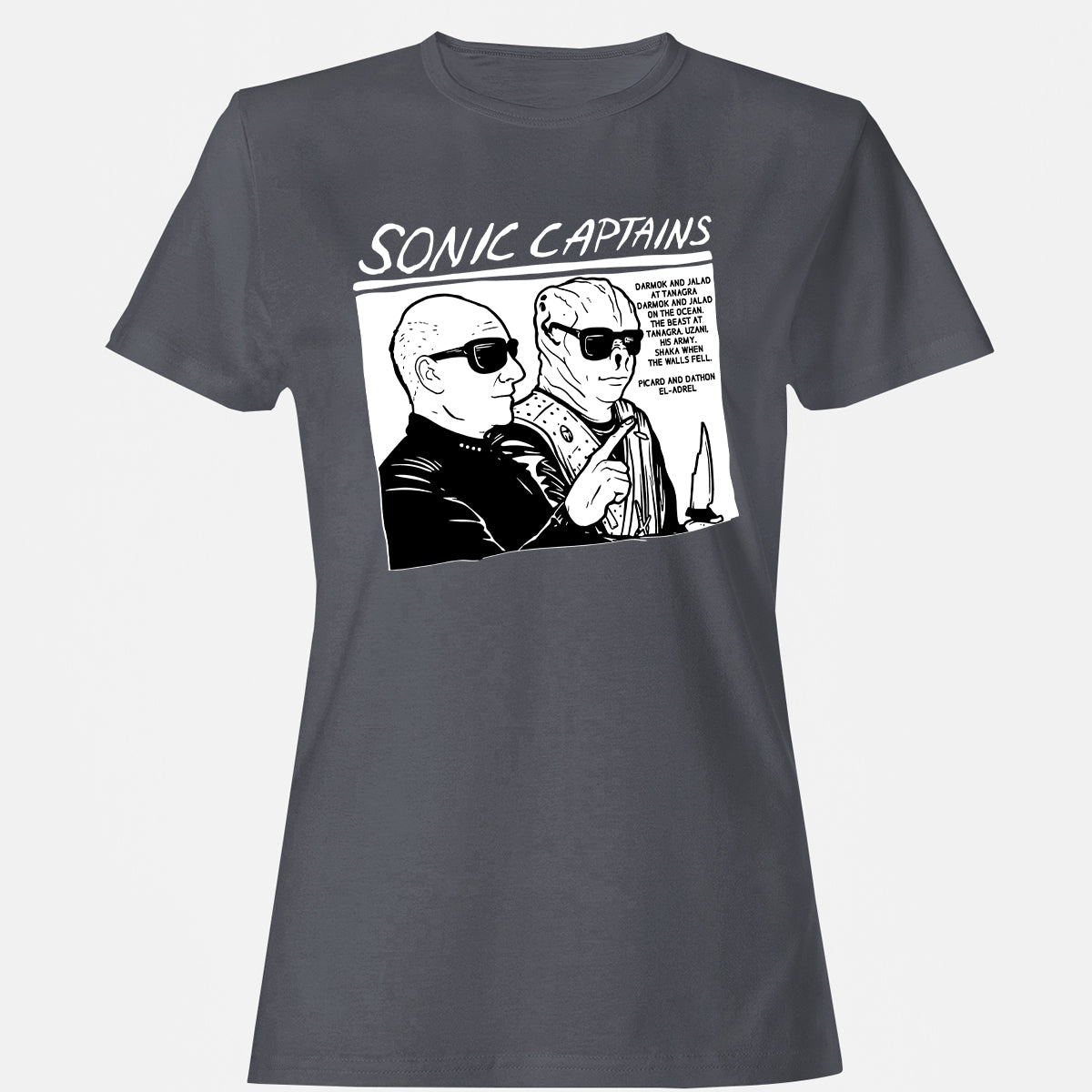 Women's T-Shirt - 828X1VUV - Dark Heather - 5