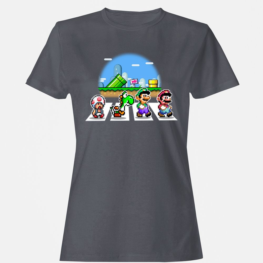 Women's T-Shirt - B6B2ZMZN - Dark Heather - 5
