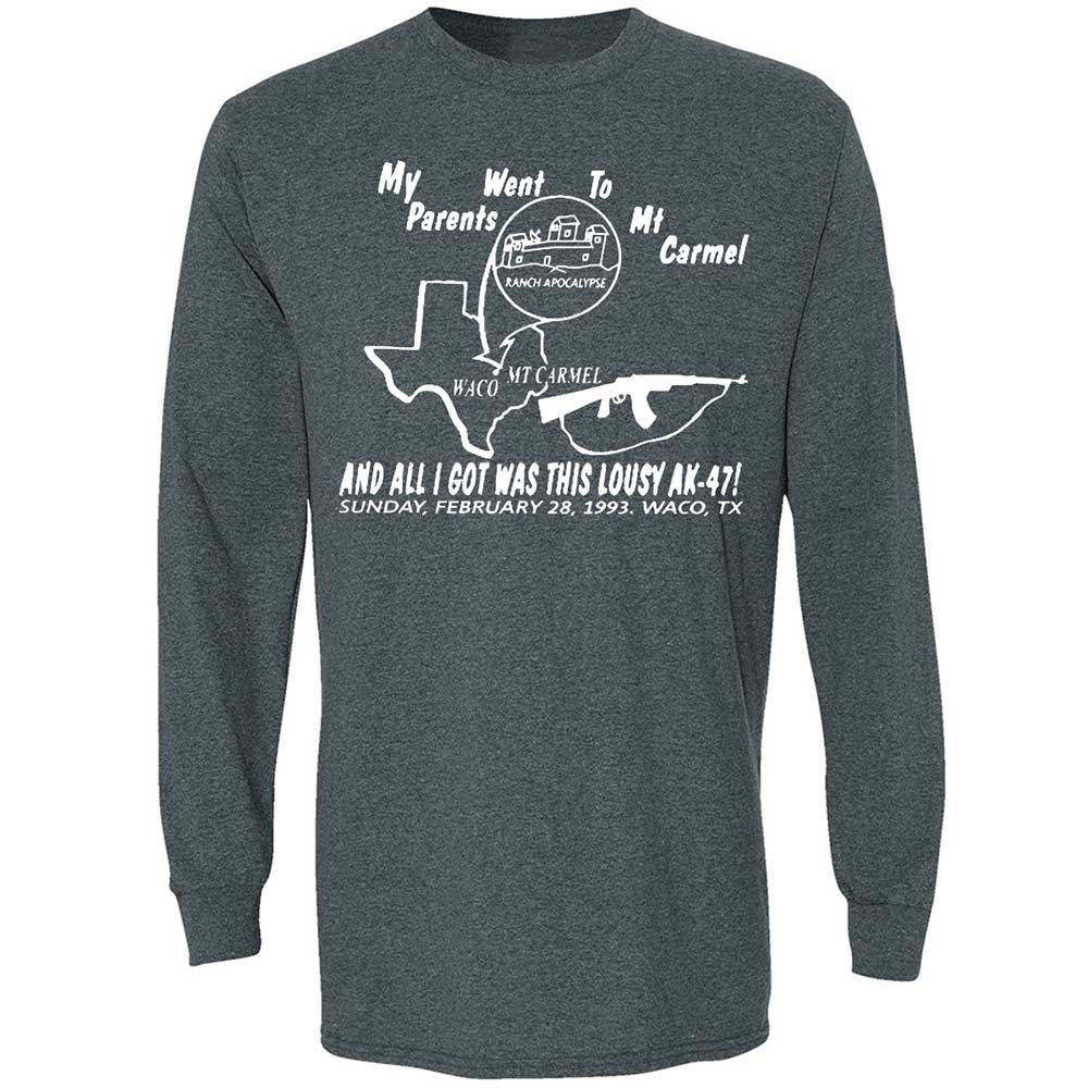 Long Sleeve T-Shirt - ZVXC6RHC - Dark Heather - 5