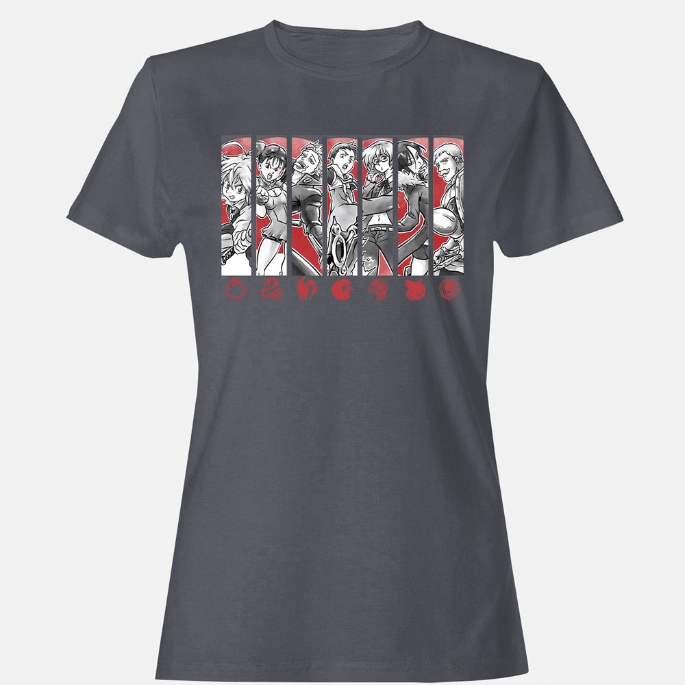 Women's T-Shirt - 82JQA7B2 - Dark Heather - 5