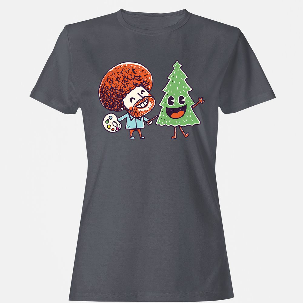 Women's T-Shirt - P9RUJPAU - Dark Heather - 5