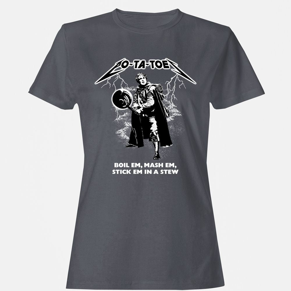 Women's T-Shirt - 1RTE46M3 - Dark Heather - 5