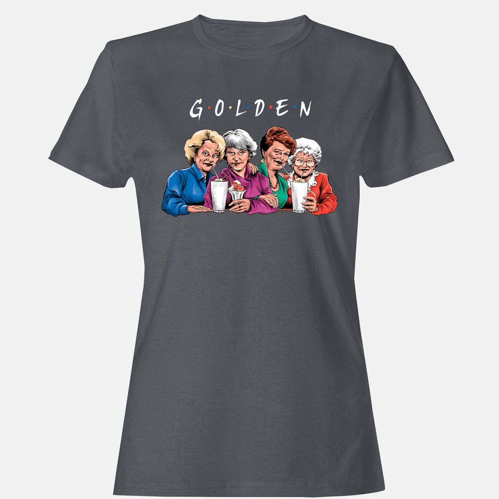 Women's T-Shirt - A5UXB8VQ - Dark Heather - 5