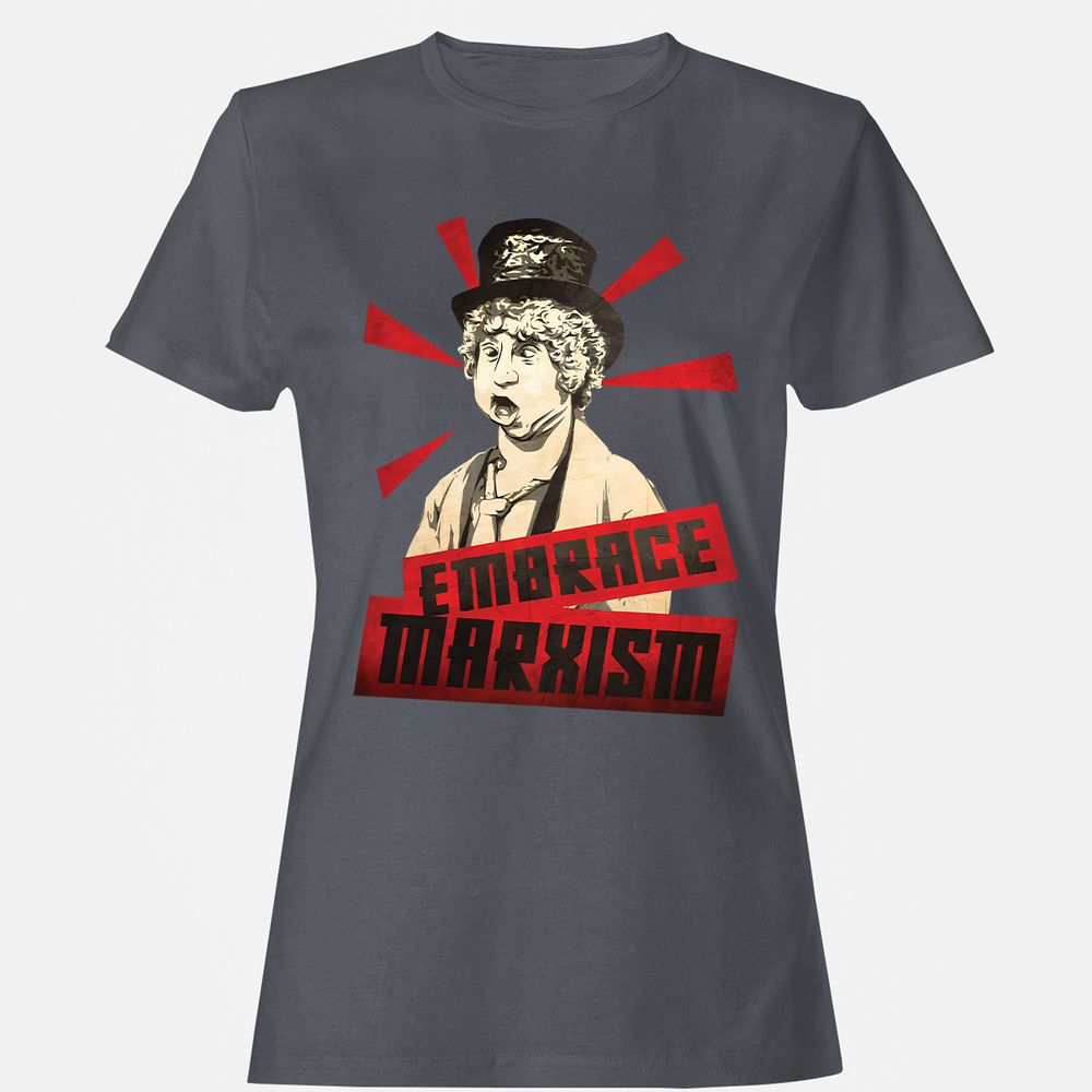 Women's T-Shirt - QX7N1BZH - Dark Heather - 5
