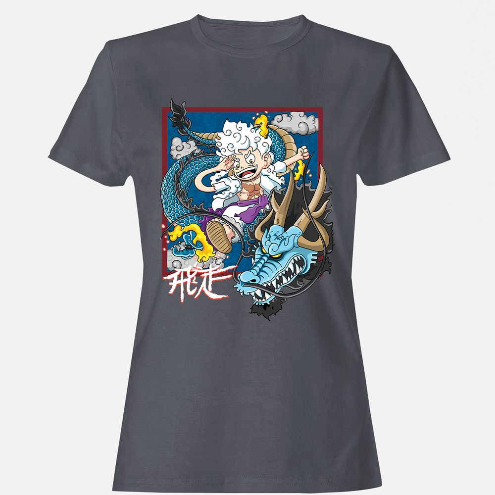 Women's T-Shirt - Q1DYXWVS - Dark Heather - 5