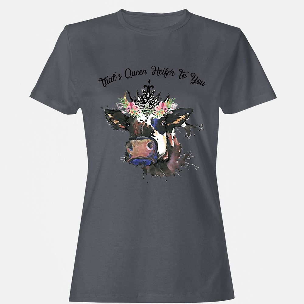 Women's T-Shirt - 1BX5RJSS - Dark Heather - 5