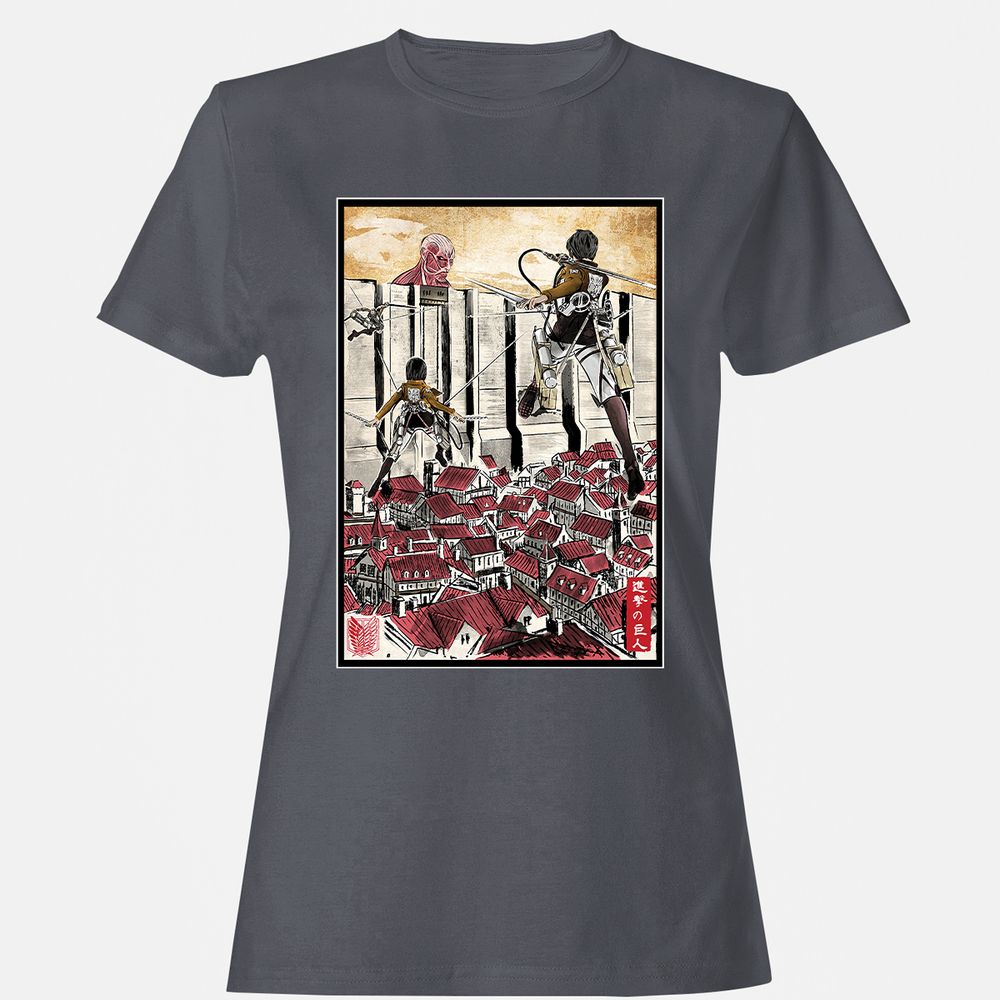 Women's T-Shirt - EJWCKTRY - Dark Heather - 5