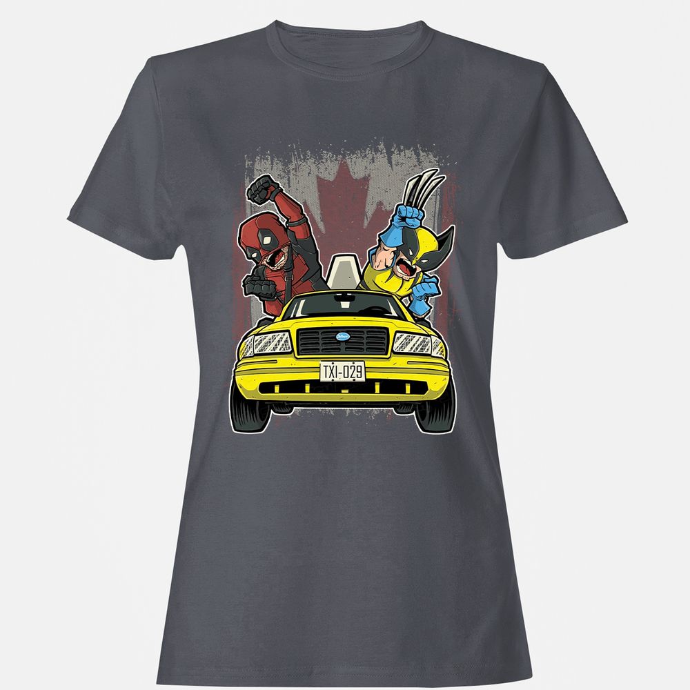 Women's T-Shirt - Q2T9R866 - Dark Heather - 5