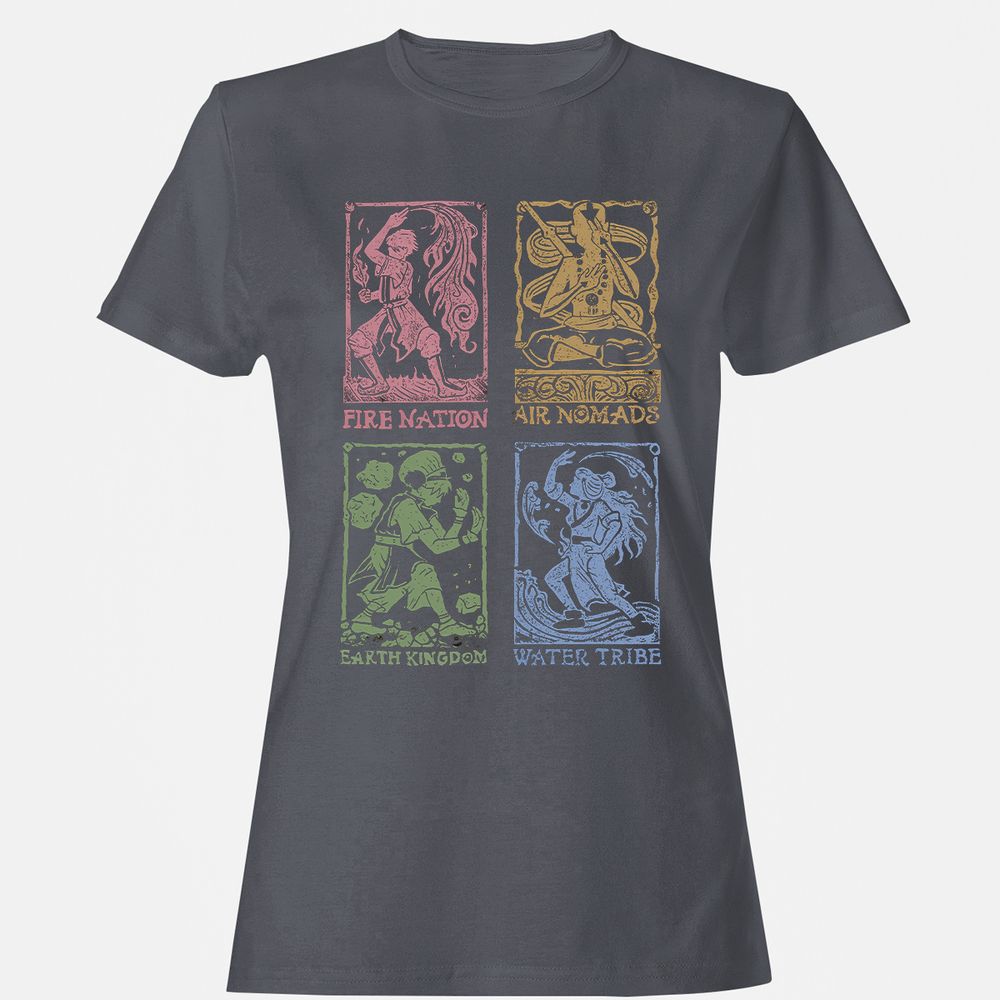 Women's T-Shirt - VX4H667H - Dark Heather - 5