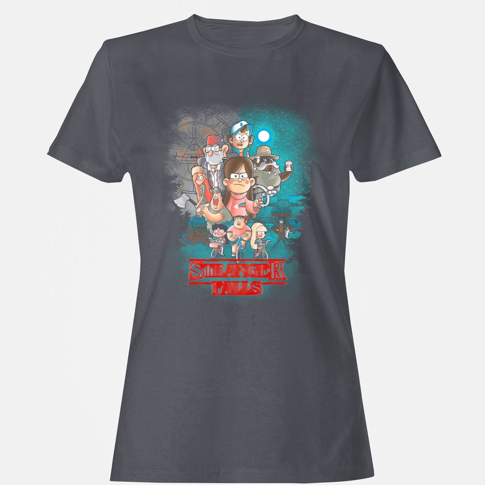 Women's T-Shirt - FZN9GJM4 - Dark Heather - 5