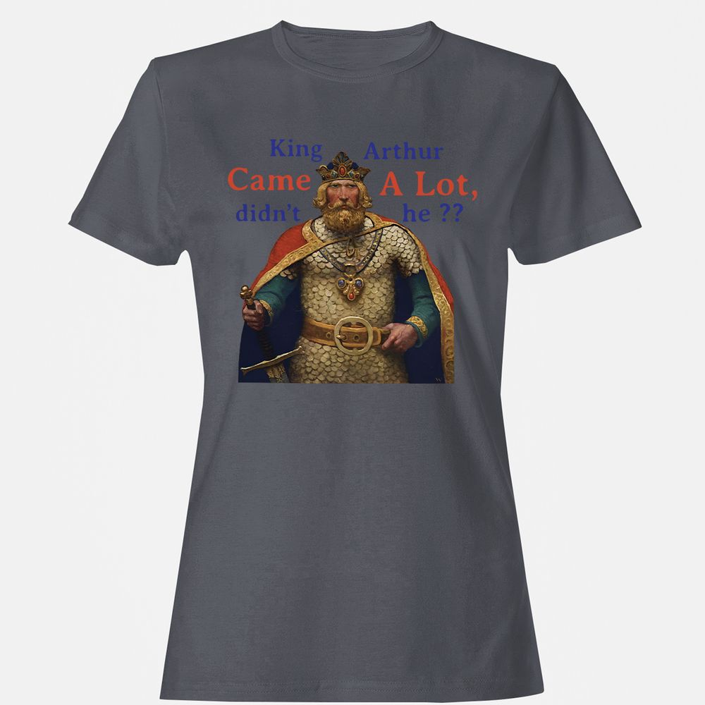 King Arthur Came a Lot - Dark Heather - 5