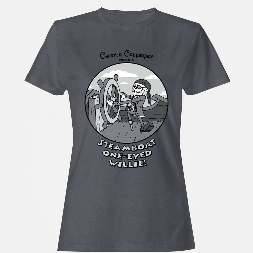 Women's T-Shirt - SWCJ1WBD - Dark Heather - 5