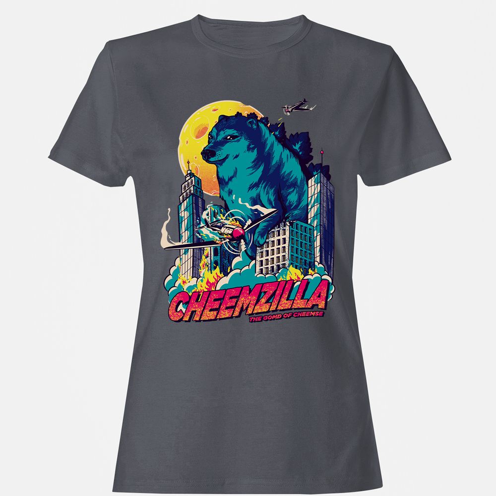 Women's T-Shirt - L333P5VJ - Dark Heather - 5