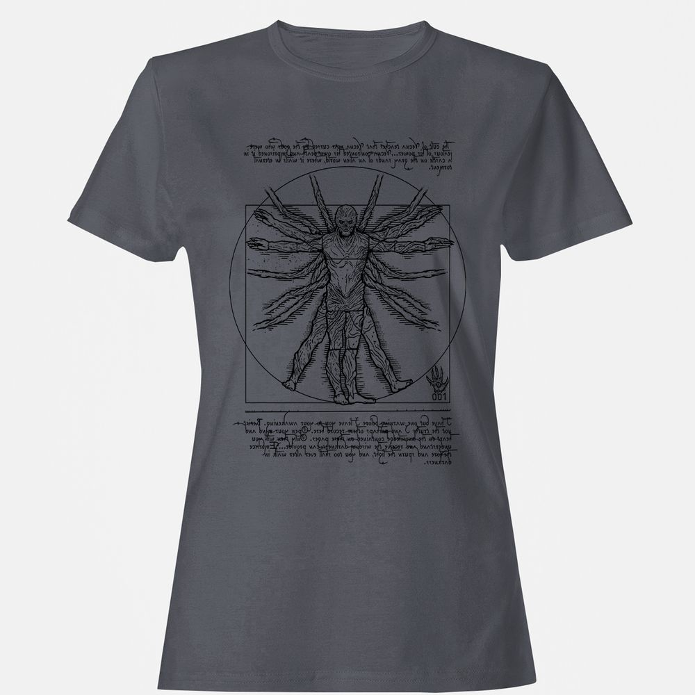 Women's T-Shirt - 76J3YFX2 - Dark Heather - 5