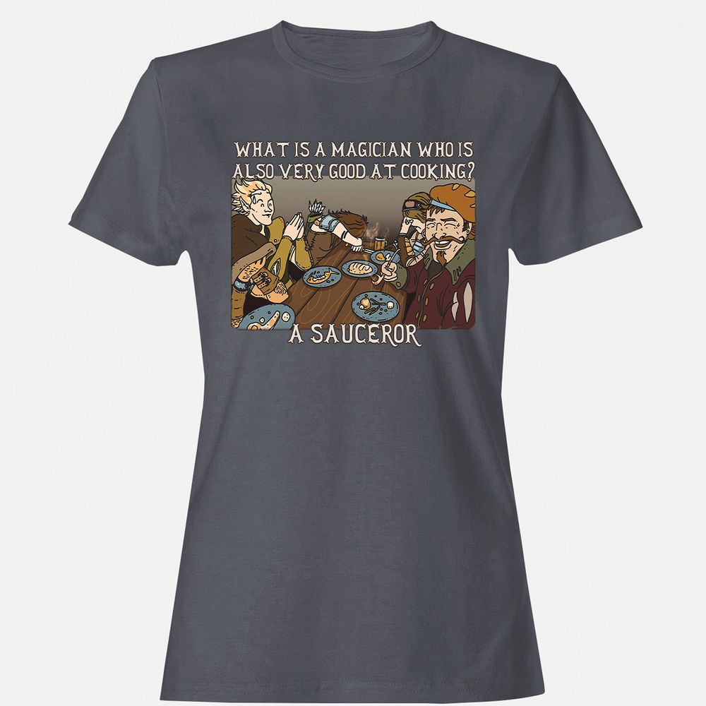 Women's T-Shirt - Q5VVEK9J - Dark Heather - 5