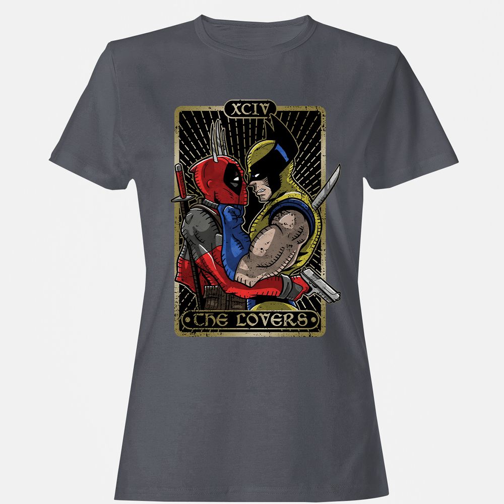 Women's T-Shirt - FH7UHFYW - Dark Heather - 5