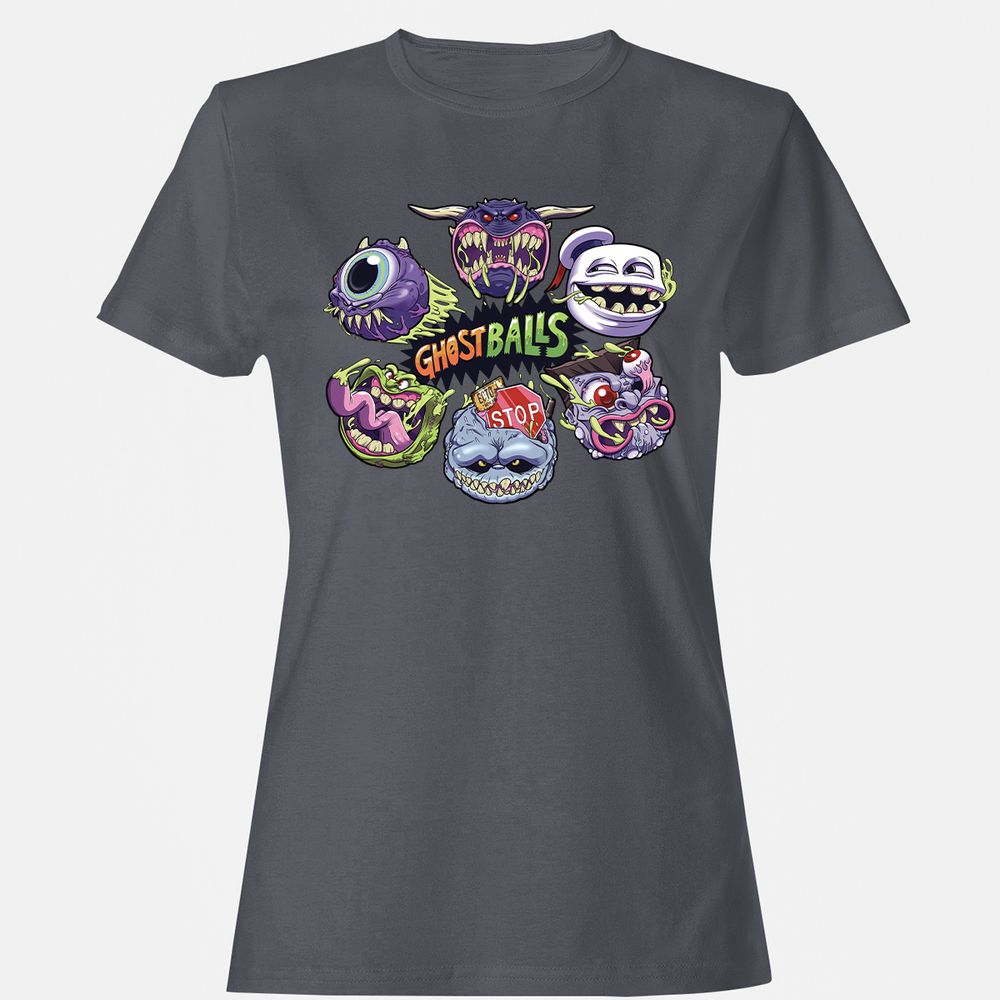 Women's T-Shirt - KDZ9XH1C - Dark Heather - 5