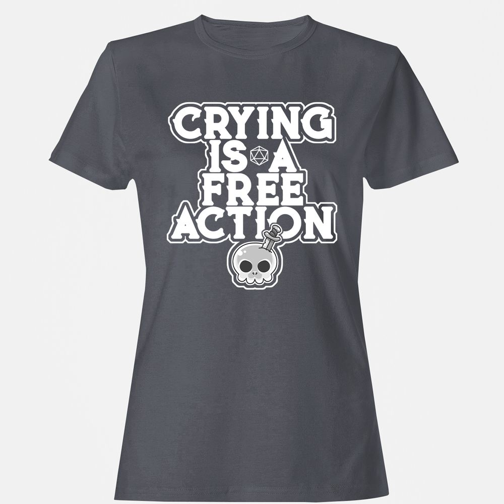 Women's T-Shirt - WMDSG436 - Dark Heather - 5