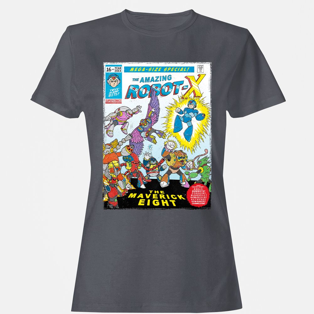 Women's T-Shirt - AJMJFKAA - Dark Heather - 5