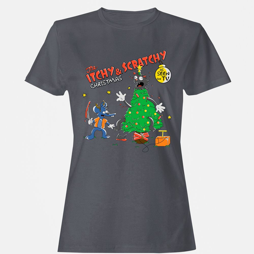Women's T-Shirt - C8CV9G56 - Dark Heather - 5