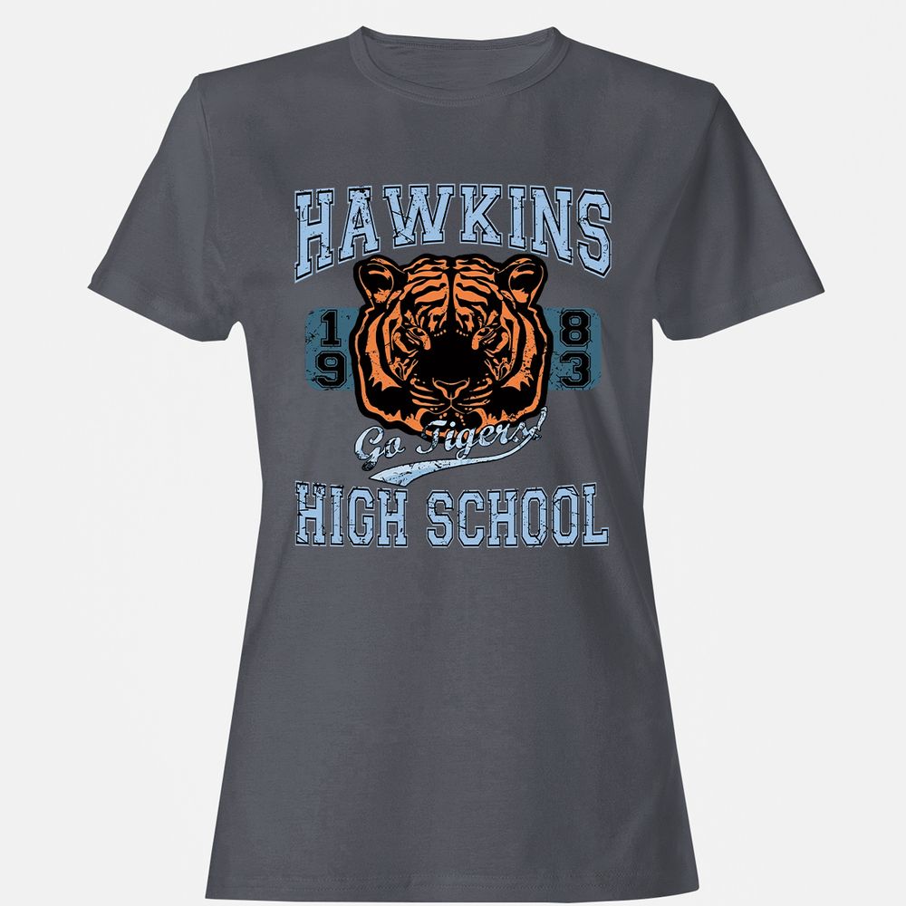 Women's T-Shirt - DHZ1YWFQ - Dark Heather - 5