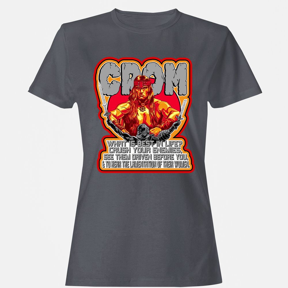 Women's T-Shirt - GHUJ33JE - Dark Heather - 5