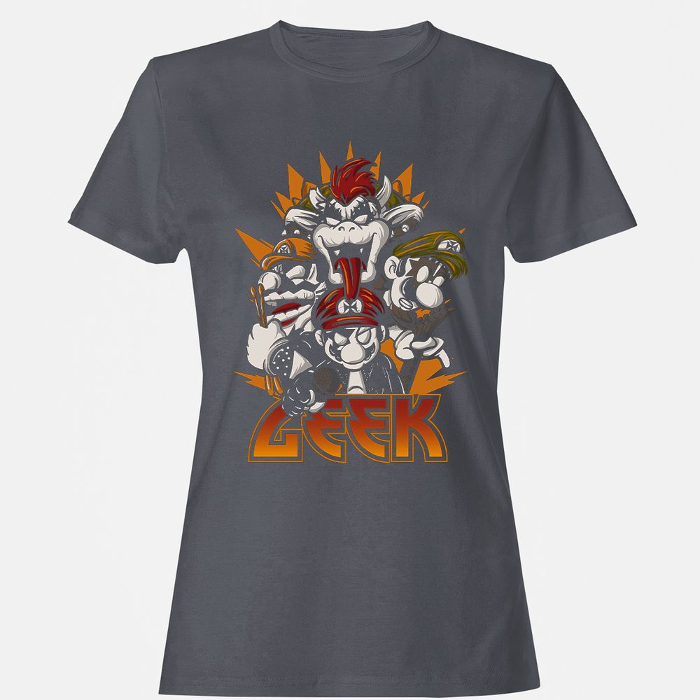 Women's T-Shirt - LDFFKTA7 - Dark Heather - 5
