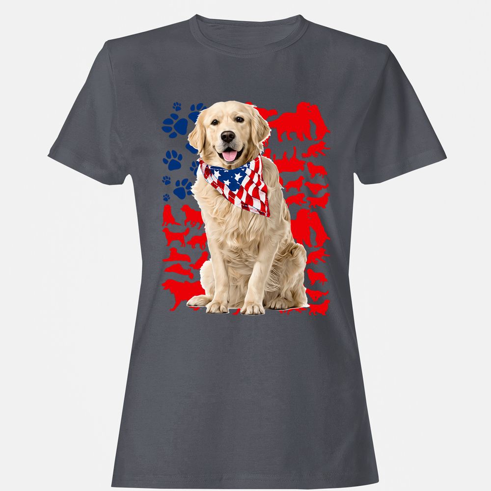 Women's T-Shirt - HTL7BJ96 - Dark Heather - 5