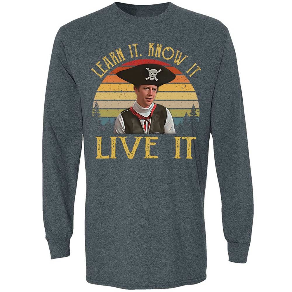 Long Sleeve T-Shirt - T97UEYCD - Dark Heather - 5