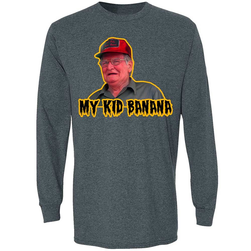 Long Sleeve T-Shirt - LPU2DUZ7 - Dark Heather - 5