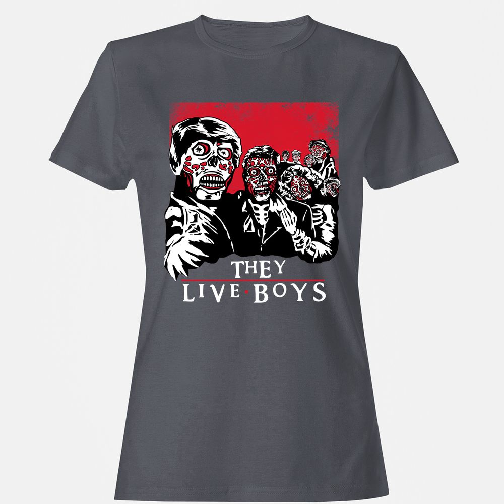 Women's T-Shirt - G97NYVUU - Dark Heather - 5