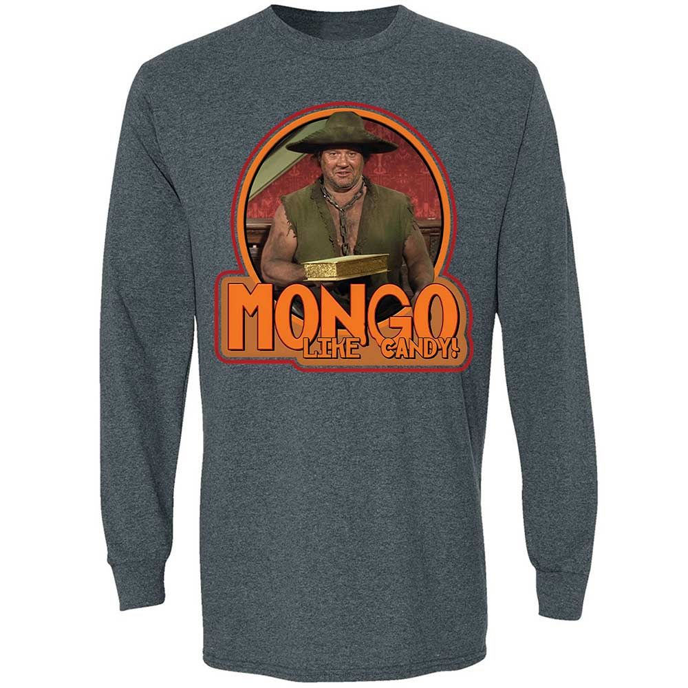 Long Sleeve T-Shirt - B2P8YYX2 - Dark Heather - 5