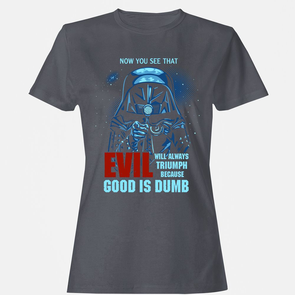 Women's T-Shirt - R4V2ZYJ7 - Dark Heather - 5
